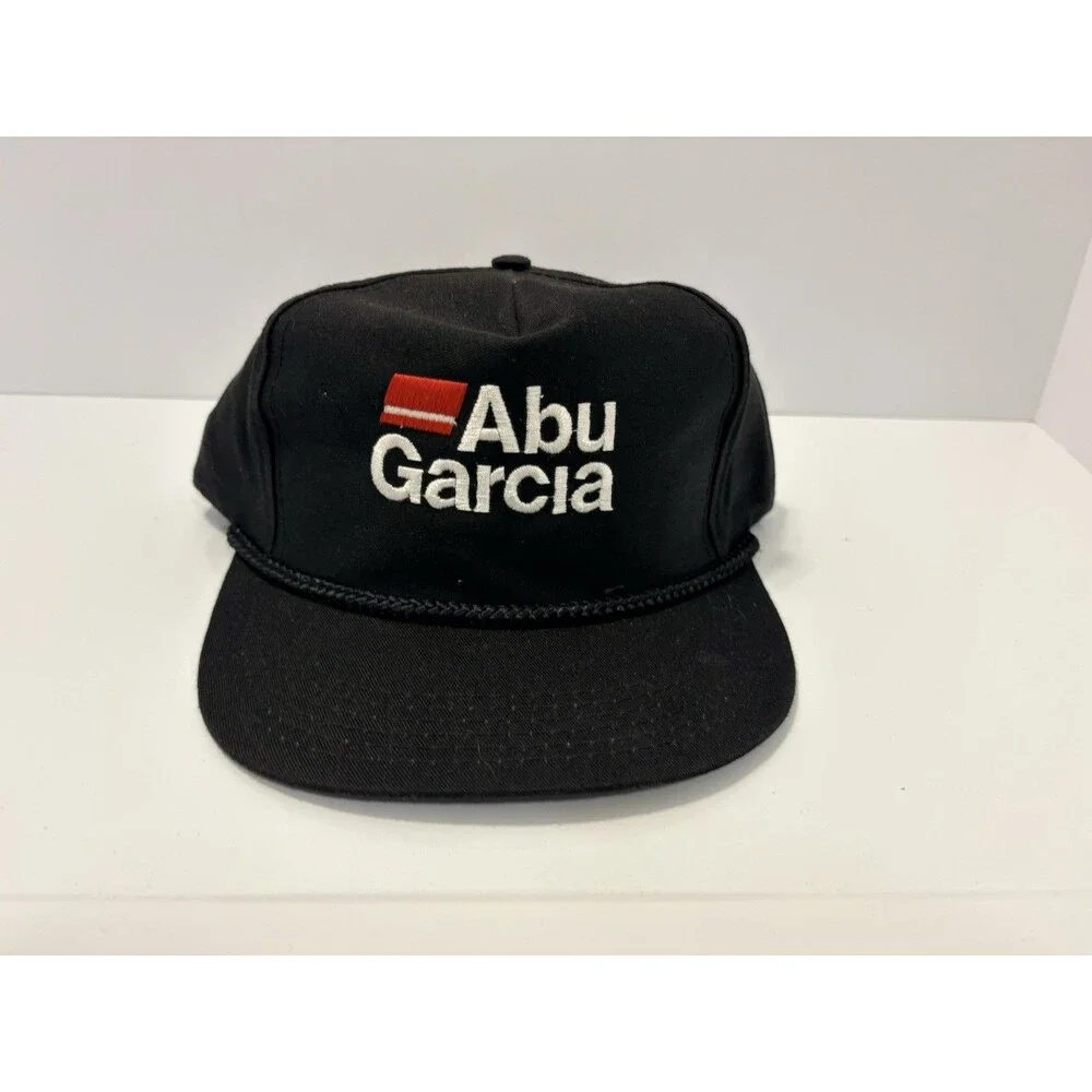 VTG Abu Garcia Big Rope High Crown Trucker Snapback Hat Super Retro Head To Toe